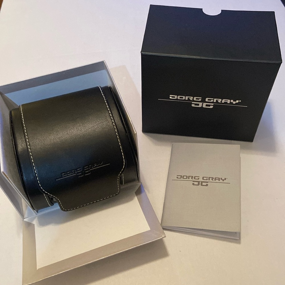 Jorg Gray Watch Box and Watch Case